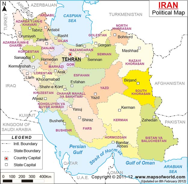 About Iran-Iran Map