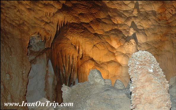 Chal Nakhjir Cave in Iran