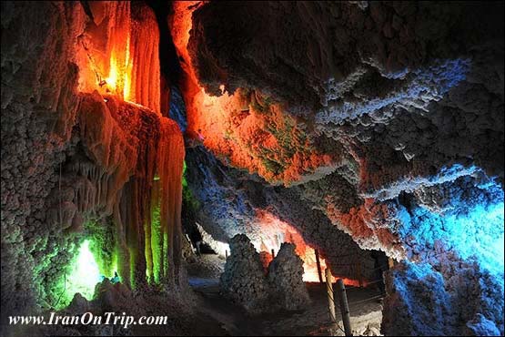 Chal Nakhjir Cave in Iran