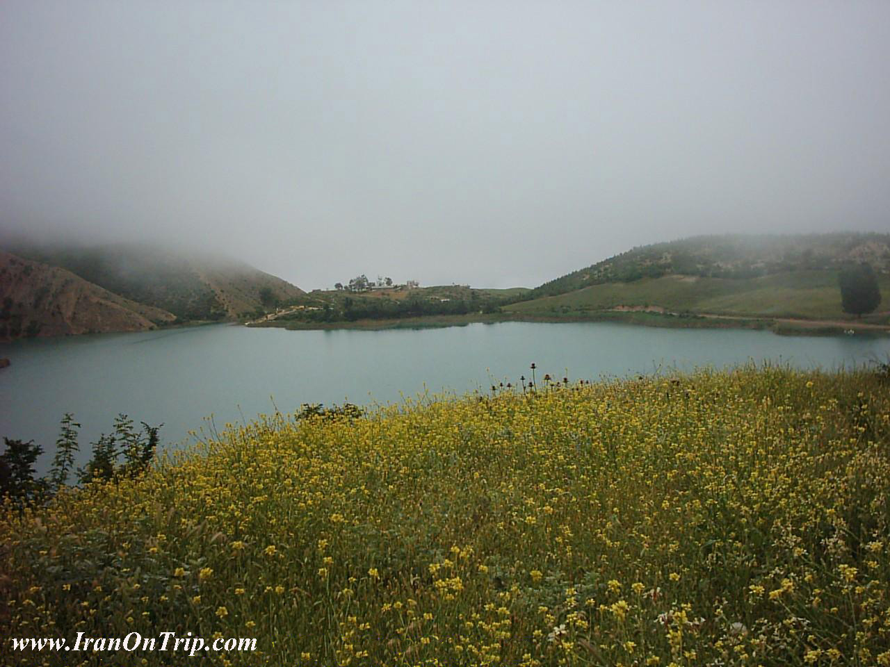 Valasht Lake in Iran