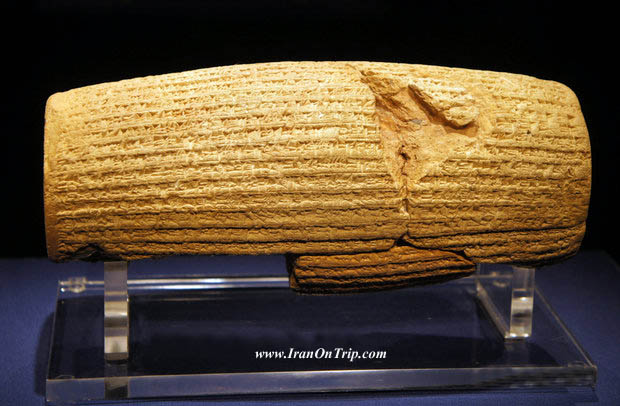 2500-year-old Persian Cyrus Cylinder