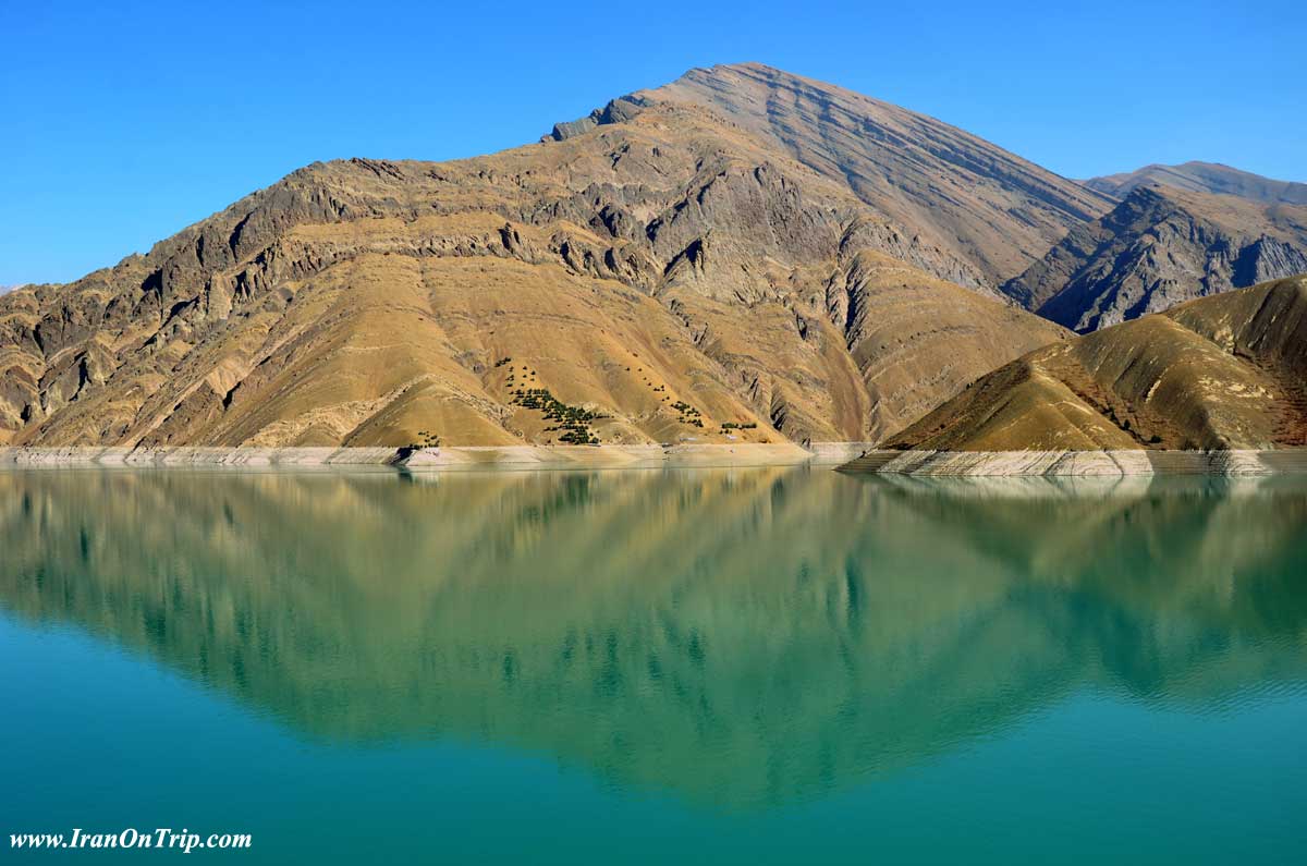 Chalus Road in Iran - Chaloos Road of Iran - Amir Kabir Lake in Iran