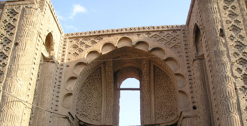 Buyid Tile work and Plaster work Isfahan- Jurjir Mosque.