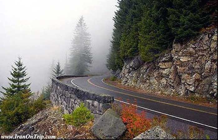 Chalus Road in Iran - Chaloos Road of Iran