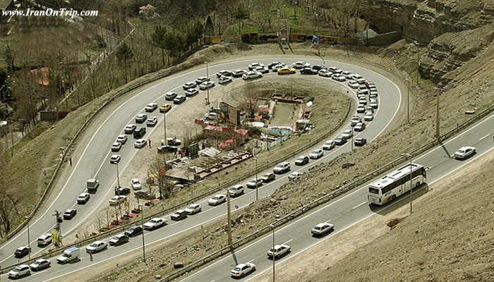 Chalus Road in Iran - Chaloos Road of Iran