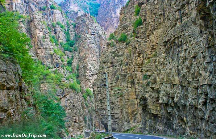 Chalus Road in Iran - Chaloos Road of Iran