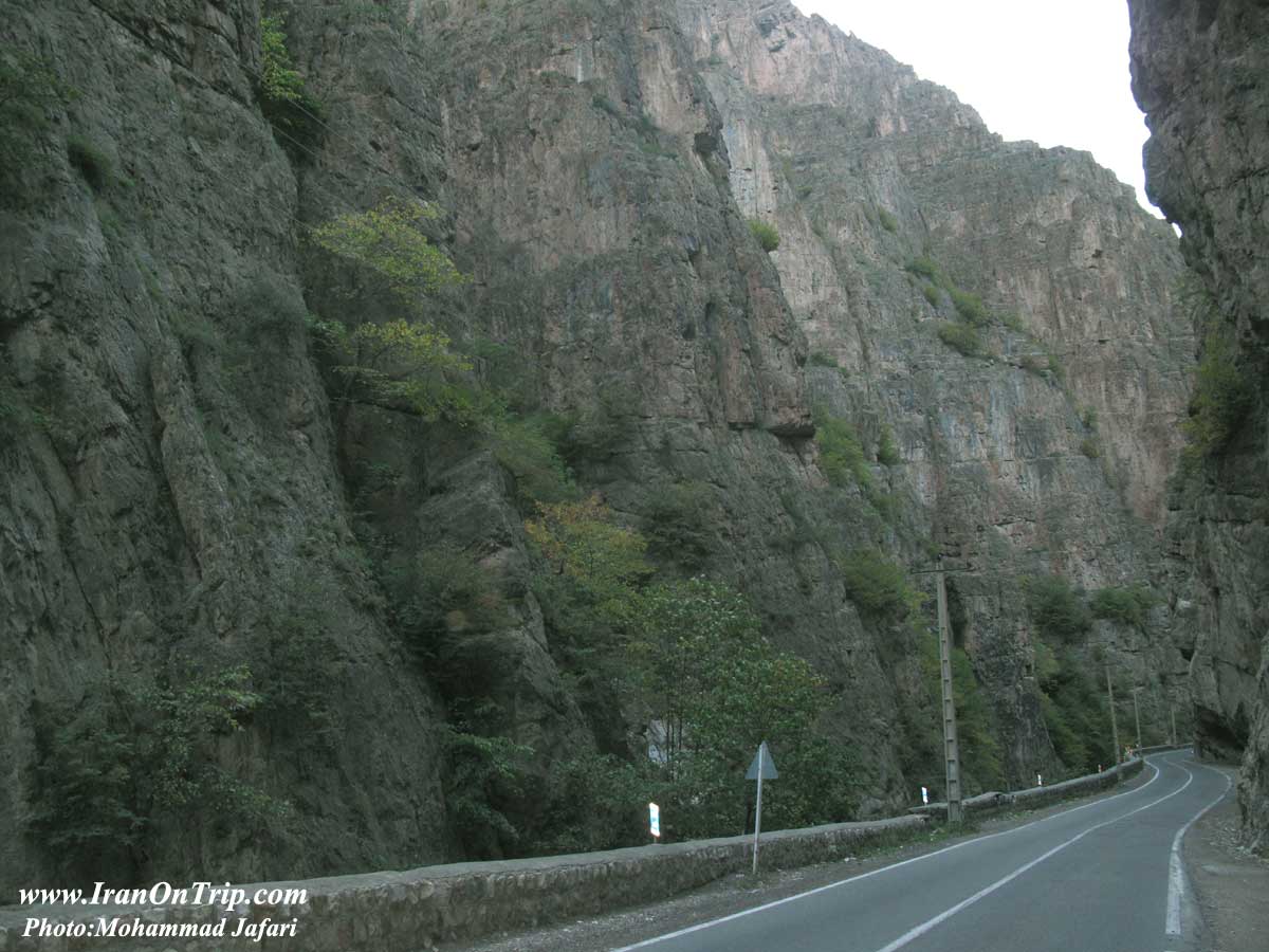 Chalus Road in Iran - Chaloos Road of Iran