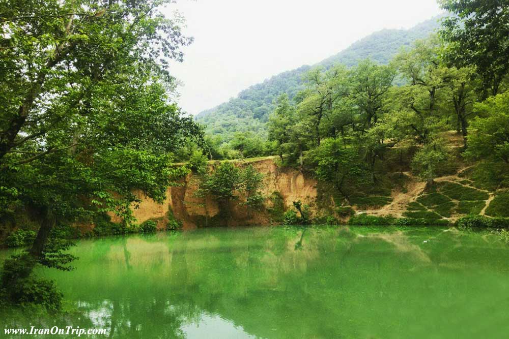 Gol-e-Ramian (Ramian pool) in Golestan Iran