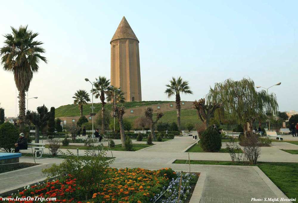 Qabus tower in Golestan Iran - Historical Towers of Iran
