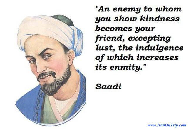 History of Saadi, The Eminent Iranian Poet