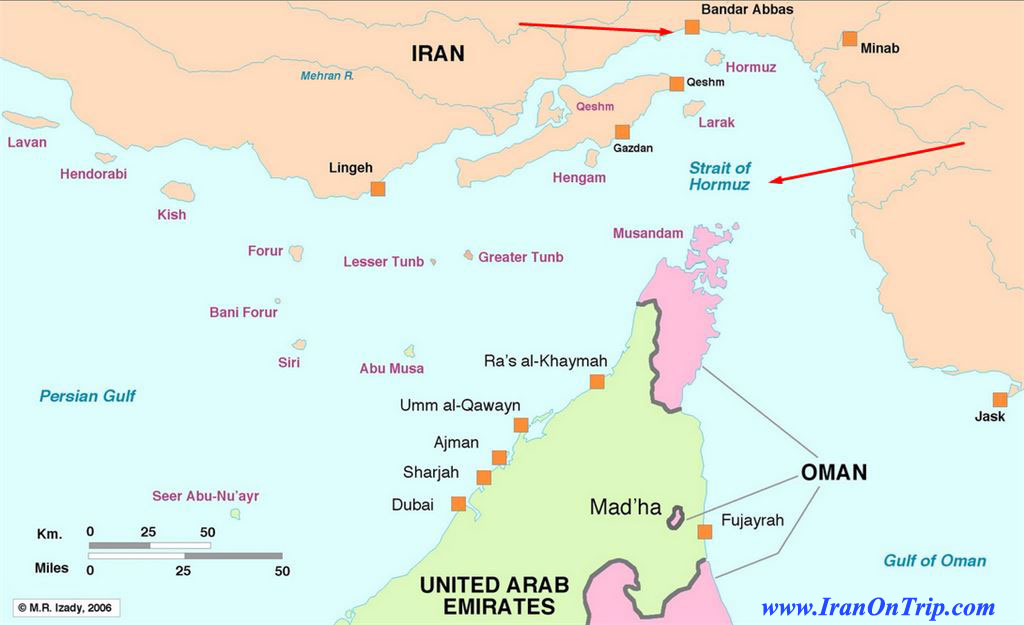 Islands of Persian Gulf