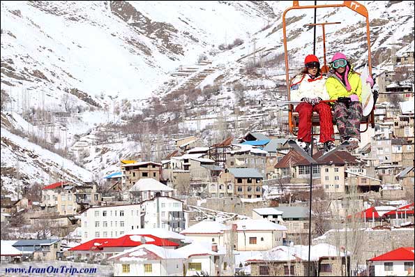 Shemshak area-Pistes of Iran