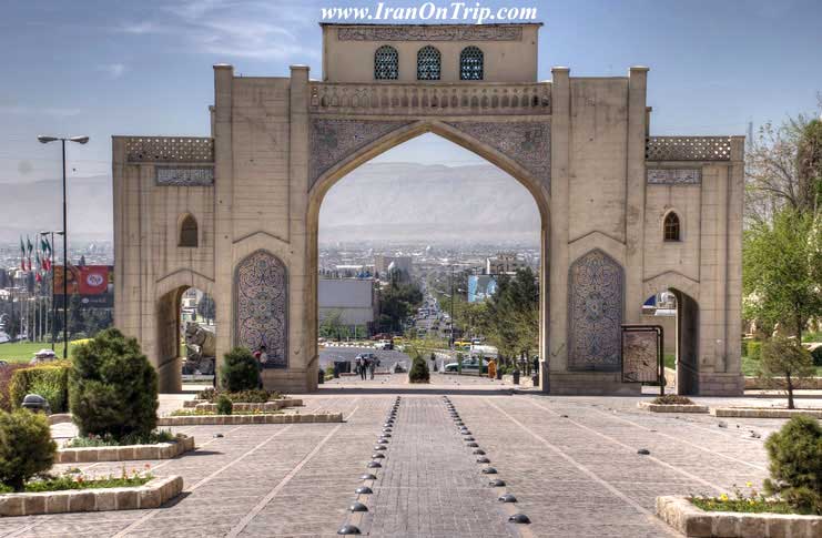 The Buyid dynasty in 970 - Ghoran Gate in Shiraz Iran