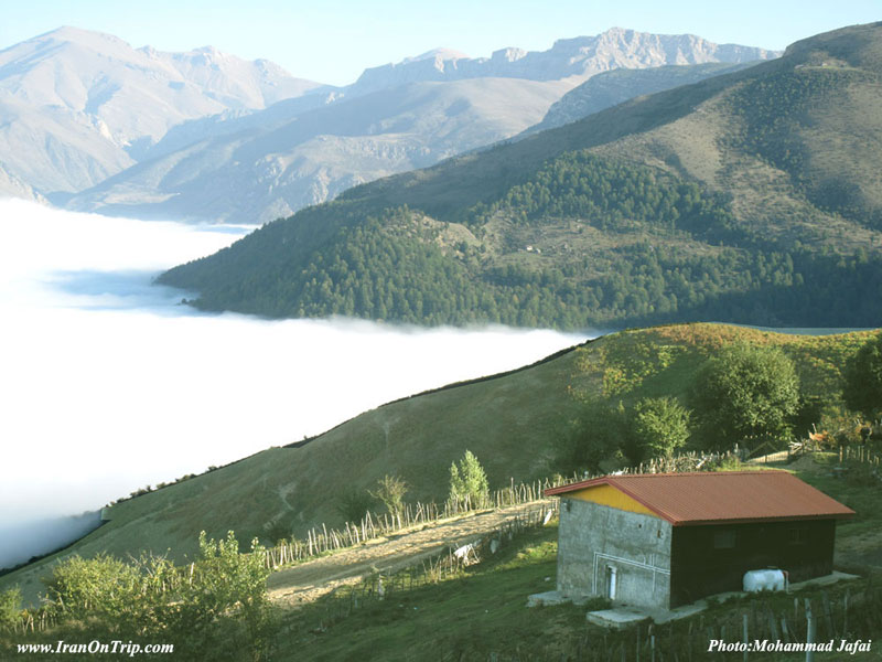 Village of Filband in Mazanderan Iran