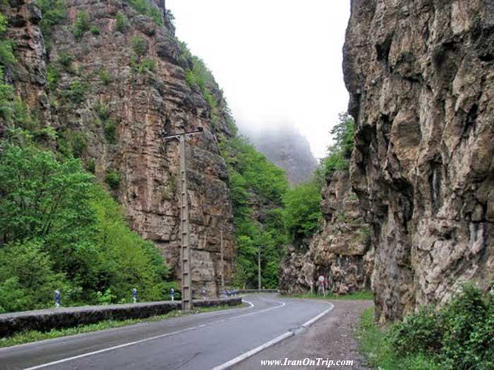 Chalus Road in Iran - Chaloos Road of Iran