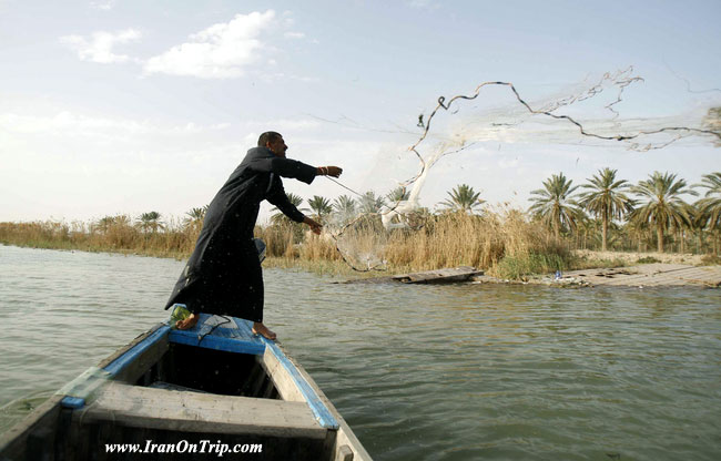 Shatt al-Arab River in Abadan Iran