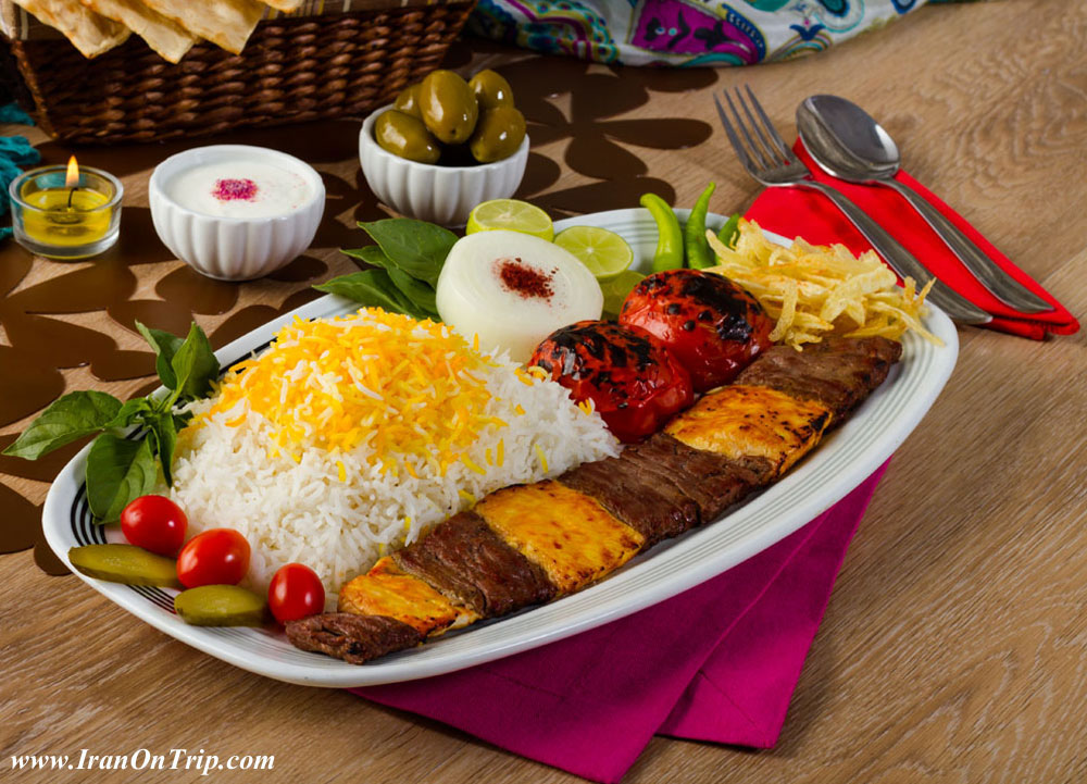 Kabab bakhtiari - Kabab Bolghari - Persian Kebab - Persian Food